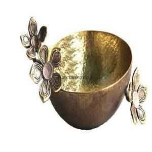 Bol en métal de qualité supérieure de concepteur unique de fantaisie d'art créatif moderne pour des fournitures de table de salle à manger de mariage et de villa - Product Image 5