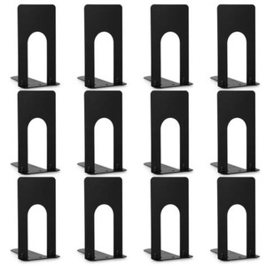 Sujetalibros de metal de hierro duradero que proporcionan una estructura fuerte para libros de texto, revistas y archivos en entornos de trabajo profesionales - Product Image 3