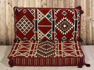 โซฟาตั้งพื้นสไตล์อาหรับพื้นโซฟาอาหรับพื้นที่นั่ง | 90x70x10ซม. 3ชิ้น1ชุด - Product Image 2