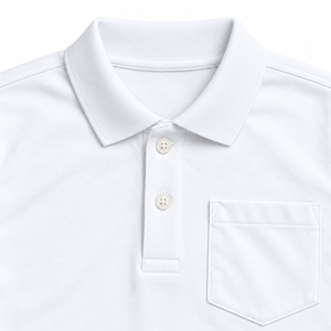 Camisa Polo Blanca de Manga Larga para Niños, Uniforme Escolar de Algodón, Camisas Polo para Niños - Product Image 3