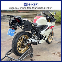 Support de fixation latéral MBiker R15 V4 pour porte-bagages arrière de moto, pour un rangement pratique et des sacoches efficaces