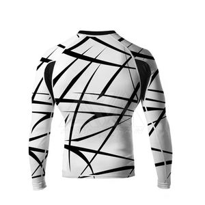 Camiseta de Manga Larga para Hombre, Diseño Personalizado al por Mayor, Fabricada en Fábrica, con Logotipo Impreso, Transpirable, de Spandex/Poliéster - Product Image 2