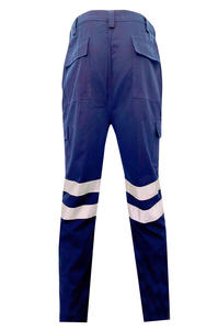 Men's Protective <b>Work</b> <b>Pants</b> Wholesale Safety Workwear with Multi-Pocket Reflective Construction <b>Cargo</b> Stretch Trousers - Product Image 3