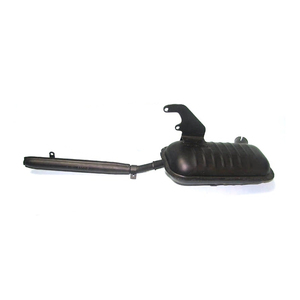 Innocenti replica <b>exhaust</b> silencer + tailpipe with small <b>clamp</b> for Lambretta LI S2 (Vers.2) + TV2 - Product Image 1