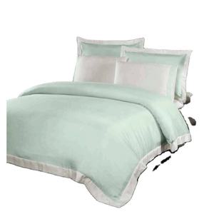 Juego de Ropa de Cama de Lujo 100% Seda, 6 Piezas, Tamaño King XL, Funda Nórdica, Sábana Ajustable, Funda de Almohada Oxford, Diseño Sólido, Técnica de Tejido para el Hogar - Product Image 1