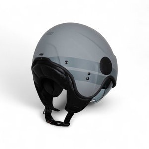 ORIGINE SIERRA Modern Half Face Open Face Jet Motorcycle Helmet XL Size Quick Release Closure ABS Shell with Visor <b>Boxed</b> - Product Image 2
