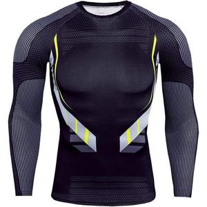 Rash guard OEM Hommes Sublimation Imprimé Spandex Rash Guard Gym Premium qualité Rash guard - Product Image 1