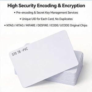Otel Kapı Anahtarı Erişim Kontrolü ve Üyelik İşletme Ödemesi için Boş PVC Kart 13.56MHz <span class=keywords><strong>Mifare</strong></span> Plus SE RFID Kart - Product Image 2