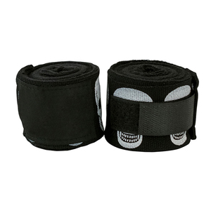 Al por mayor: Vendas de mano de PU con velcro para boxeo, con logotipo personalizado, stock a granel para gimnasios y artes marciales, correas de muñeca de fácil uso, soporte OEM - Product Image 4
