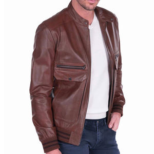 2025 personnalisé unisexe moto course veste de haute qualité respirant coupe-vent en cuir à manches longues pour l'hiver imprimé bas quantité minimale de commande - Product Image 6