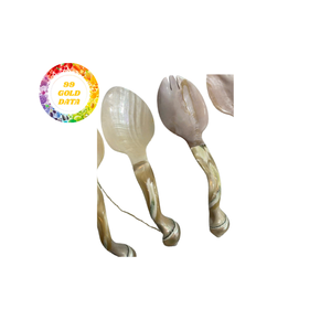 Real Seashell Spoon Artisan Handcraft for Tableware Coastal Decor Gift or Kitchen Styling - Product Image 3