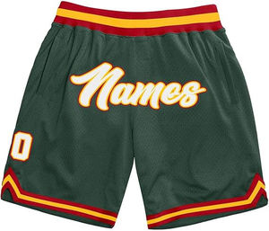 Shorts de basket-ball en polyester 100% de qualité supérieure, vêtements de sport légers à séchage rapide, impression de logo sur mesure - Product Image 2