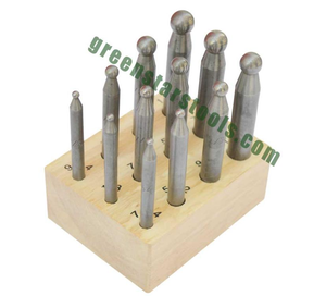 Juego de 12 punzones de alta calidad en soporte de madera GS611 - Product Image 1