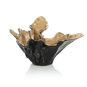 Bol décoratif artisanal personnalisé en laiton et aluminium, finition premium, bols de service pour hôtel, décoration de la maison et de la table - Product Image 2