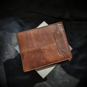 Custom Handmade Leather Bi Fold Wallet Slim Genuine Leather <b>RFID</b> Blocking <b>Purse</b> With Card Slots BFW-0070 - Product Image 3