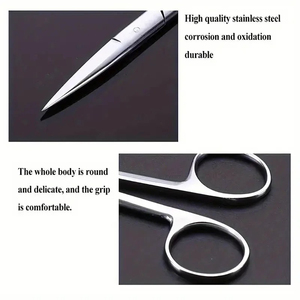 กรรไกรผ่าตัดสัตวแพทย์สแตนเลสแบบใช้ซ้ำได้มีดีไซน์ไอริสสำหรับการผ่าตัดสุนัขรวมถึงคีมผ่าตัด - Product Image 3