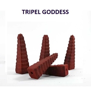 กรวยธูปสกัดจากธรรมชาติแบบสามชั้น (สีแดง) - Product Image 1