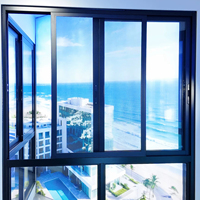 Puertas y Ventanas Grandes de Vidrio, Ventanas de Aleación de Aluminio, Puertas Laminadas, Ventanas Comerciales para Terrazas Exteriores
