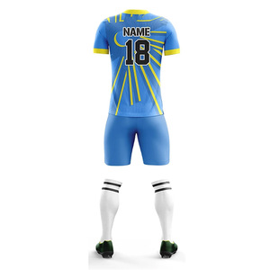 Uniforme de fútbol de rendimiento óptimo Ligero y transpirable Tela de secado rápido Conjuntos personalizables Francia, camisetas de fútbol - Product Image 2