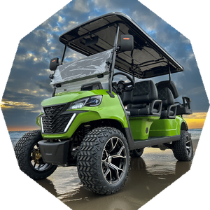 Voiturettes de golf au lithium 72V électriques Buggy de golf unique 2 + 2 places de qualité supérieure à prix de gros bon marché - Product Image 3