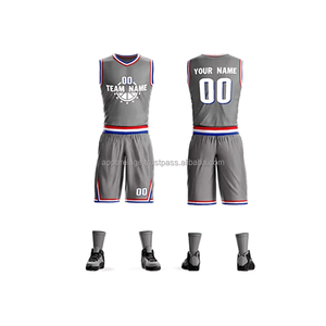 Meilleur design Maillot de basket-ball pour jeunes Vêtements de sport imprimés Ensembles de vêtements pour garçons Uniforme de basket-ball respirant à sublimation - Product Image 5