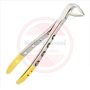 Forceps d'extraction dentaire à motif américain en acier inoxydable Forceps d'extraction dentaire Équipement dentaire - Product Image 5