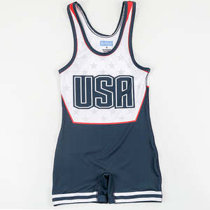 Uniforme athlétique de lutte personnalisé pour jeunes garçons, en spandex respirant, une pièce pour tournois et entraînements - Product Image 3