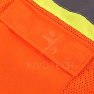 เสื้อกั๊กกันหนาวคอวีโพลีเอสเตอร์ระบายอากาศสำหรับใช้งานกลางแจ้งดีไซน์ใหม่ขนาดพลัสไซส์ - Product Image 6