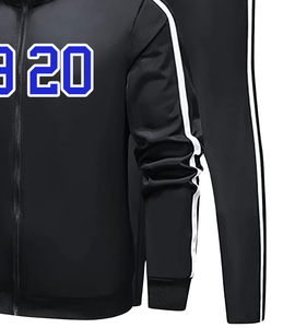 Zeta Phi Beta Sorority 1920 azul real blanco mujer polar Sudadera con capucha y pantalones de chándal bordado conjunto de ropa griega - Product Image 6