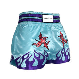 กางเกงขาสั้นชกมวยสำหรับผู้ชายกางเกงขาสั้นสำหรับใส่ได้ทั้งชายและหญิงชุดศิลปะการต่อสู้เย็บปักตามสั่ง - Product Image 1