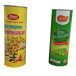 Amostra grátis 4-6 cores Embalagem de Metal Food grade Vazio Canned Food Tin Fruit Latas Feitas em Vietnam