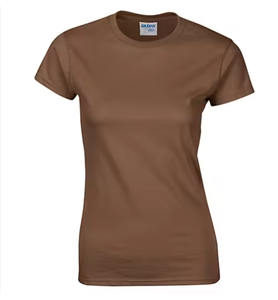 Nuevas Camisetas De Color sólido para mujer, camisetas 100% de algodón de manga corta para mujer, ropa informal de moda, Camisetas básicas al por mayor - Product Image 2