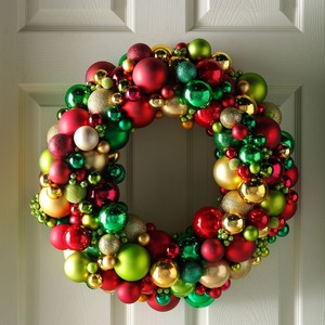 Handcrafted Metal <b>Wreath</b> Wall Hanging Round Decorative Art <b>for</b> Christmas <b>Front</b> <b>Door</b> Home Decor Indoor Outdoor Ornament - Product Image 3