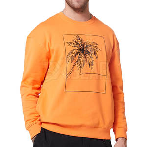 Venta directa de fábrica cómoda con Sudadera estampada para hombre cuello redondo tela suave y ajuste clásico - Product Image 1