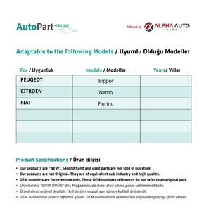 Pommeau de levier de vitesse pour Peugeot Bipper, Citroën Nemo, Fiat Fiorino - 5 Gear - Product Image 2