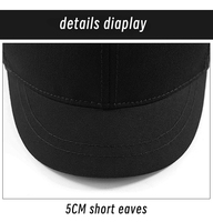 HA05 Sombrero de ala plana para hombre con ala corta Gorra de pico de pato Distribución al por mayor disponible