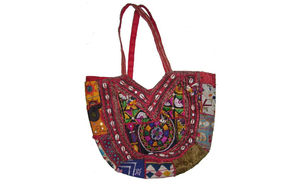 กระเป๋าโบฮีเมียนวินเทจโบฮีเมียนลำลองกระเป๋าผ้าคอตตอนปักลายกระจกมีซิปแต่งรายละเอียดเป็นมิตรกับสิ่งแวดล้อมสำหรับงานแต่งงานพิเศษ - Product Image 4