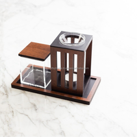 Juego de bandeja Bakhoor de madera decorativa en idioma árabe con caja, quemador de Ramadán, quemador especial Eid Oud de Oriente Medio para decoración del hogar