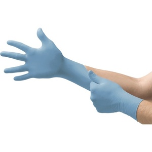 Microflex 92-134 Disposable Gloves Versatility Size L Blue EN 374 EN 455 PPE Category III ANSELL - Product Image 1