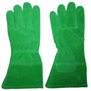 Guantes de soldadura de cuero dividido de piel de vaca resistente de calidad superior Guantes DE SEGURIDAD ignífugos y resistentes a chispas para soldadores - Product Image 3