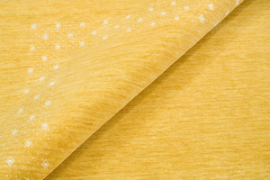 Tapis Gabbeh jaune soleil, tissé à la main en laine, style turc, tapis minimaliste pour salon, chambre à coucher, décoration intérieure - Product Image 3