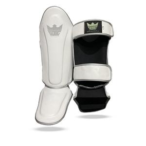 Ensemble de rashguard d'entraînement blanc meilleur design MMA protège-tibia MMA Gear & Kickboxing Shinpads - Product Image 6