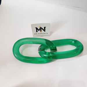 Décoration murale en chaîne reliée faite à la main personnalisée, objet en résine, décoration de pièce, articles les plus adorables, design d'art mural en chaîne acrylique - Product Image 2