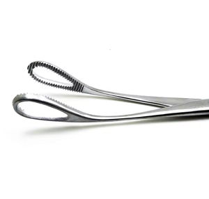 Pince droite en éponge Foerster 12 ''mâchoires dentelées Instruments chirurgicaux pansement pince médicale DRESSING FCPS dans un style unique - Product Image 1