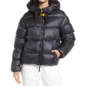 Hiver Nouvel Arrivage Veste matelassée de haute qualité pour femmes en cuir de mouton noir respirant Design Nouveau manteau de mode - Product Image 5