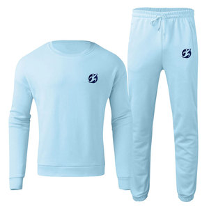 100% Cotton Winter Hip Hop Solid Two-Piece Men's <b>Sweat</b> Suit <b>Set</b> with Custom Logo and Design Quick Dry Plus Size - Product Image 6