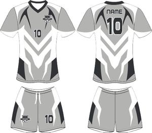 Uniforme de Fútbol Personalizado de Alta Calidad para Hombre, 100% Poliéster, Cuello Redondo, Manga Corta, Color Sólido, Logotipo Frontal, Secado Rápido, Elástico - Product Image 4