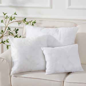 Coussins <span class=keywords><strong>d</strong></span>écoratifs en plumes blanches 18x18 pouces pour canapé, lit, lavables en machine, coussin en plumes géant, doux, Nantong - Product Image 4