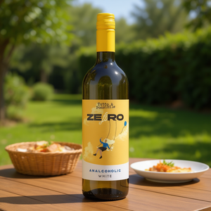 "ZEFIRO Non-Alcoholic Italian White Wine <b>750ml</b> 6 <b>Bottles</b> Light & Refreshing 6 <b>Bottles</b> Per Box" - Product Image 3