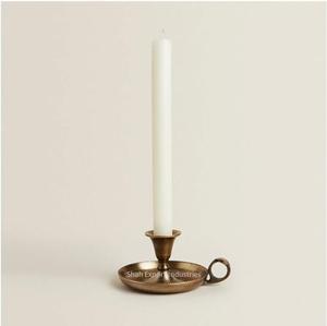 Bougeoir en métal décoratif moderne fini or pour la maison et le mariage éclairage de table décor bougeoir - Product Image 2